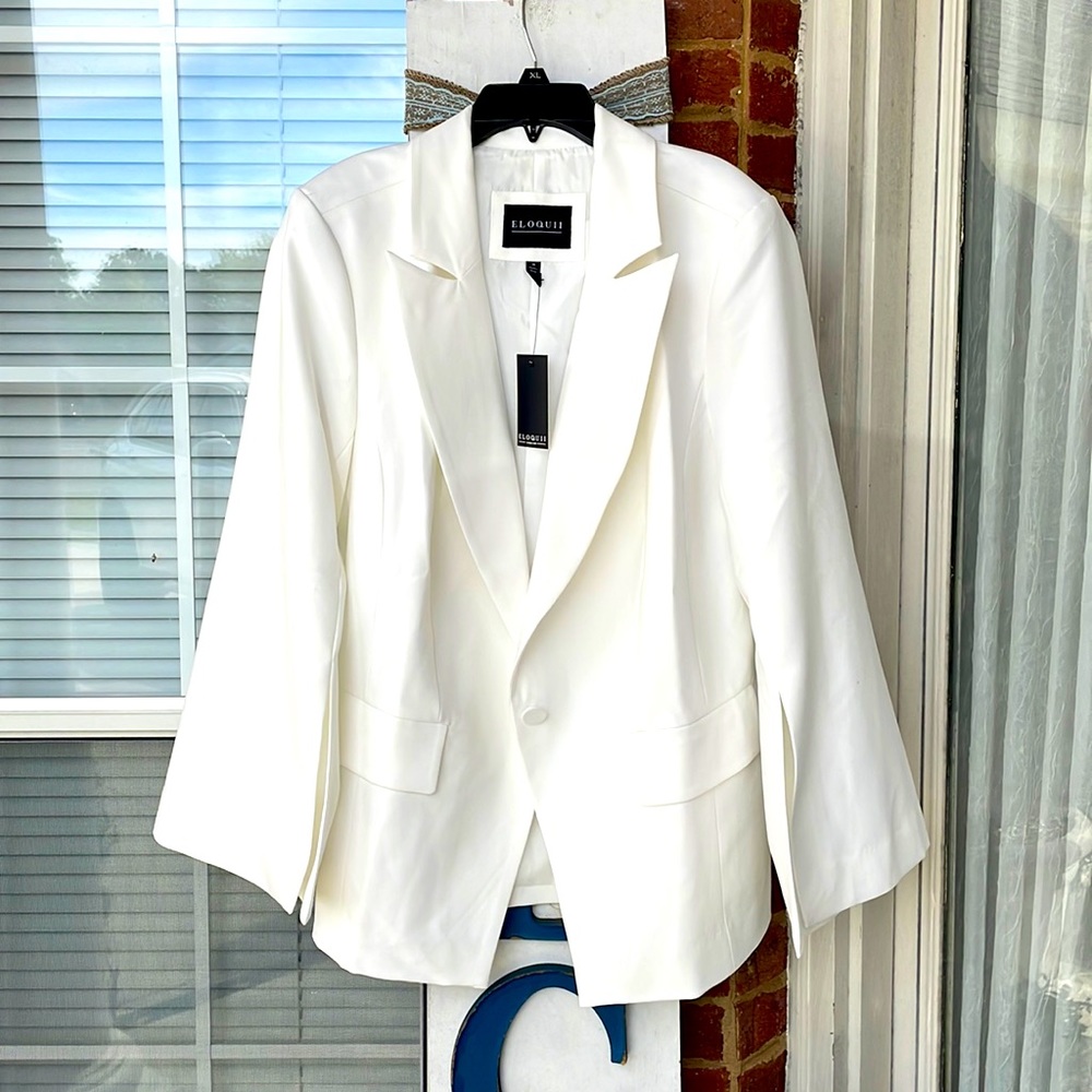 White blazer